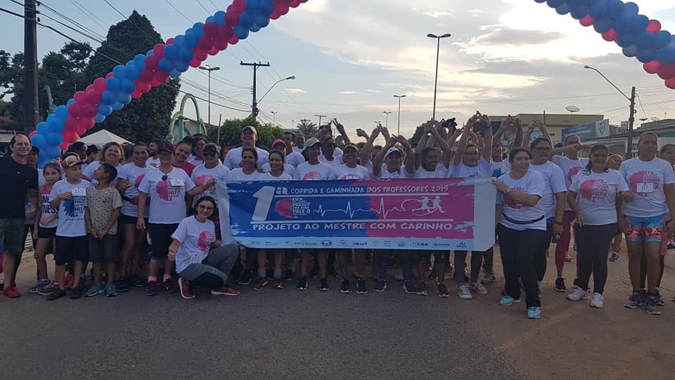 I Corrida e Caminhada dos Professores foi um sucesso.